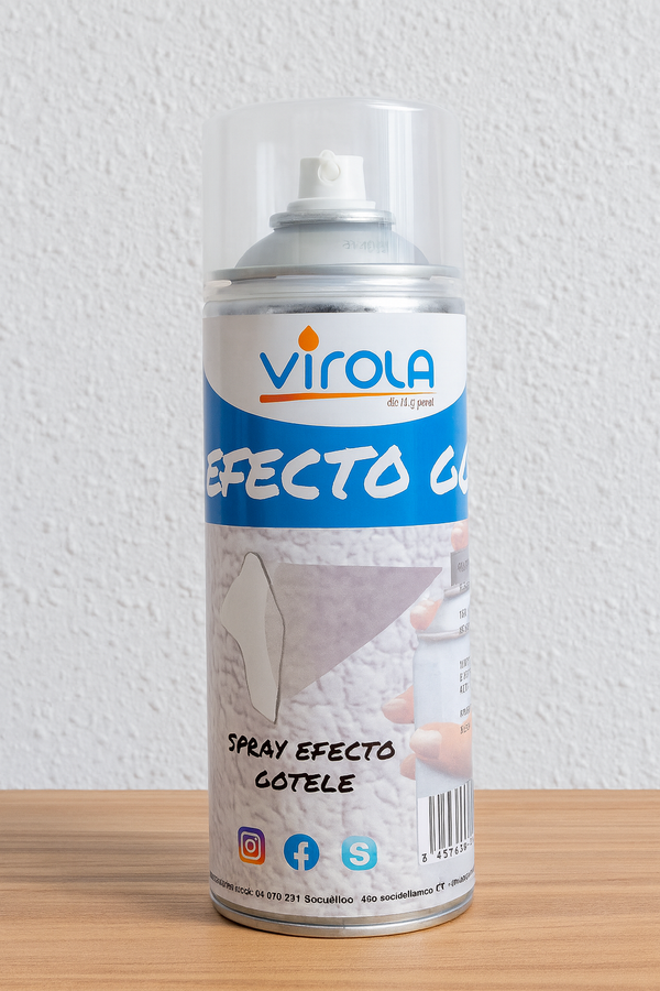 Spray reparador de gotelé para pequeños desperfectos 400 ml. - VIROLA