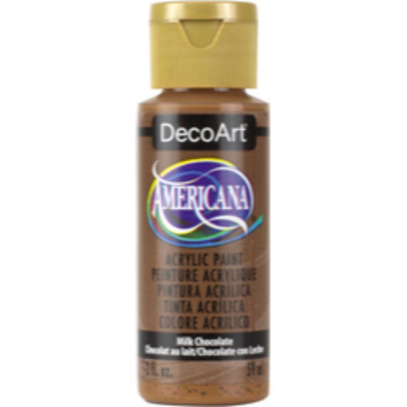 Pintura acrílica AMERICANA color Chocolate con leche 174 59 ml.