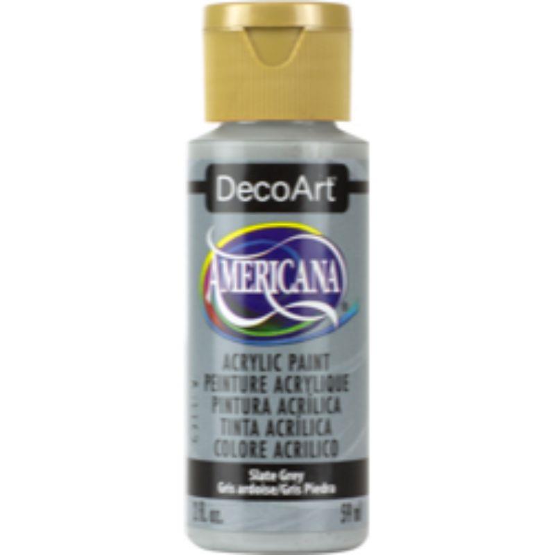 Pintura acrílica DecoArt Americana color DAO68 Gris Piedra 59 ml.