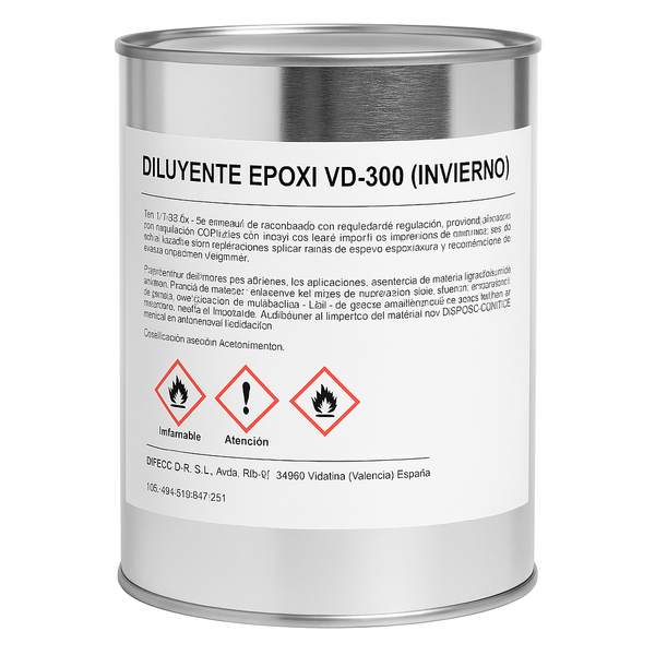 Diluyente Epoxi VD-300 (Invierno) Pinvisa