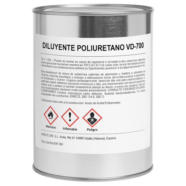 DILUYENTE PARA POLIURETANOS VD-700 5 LT.