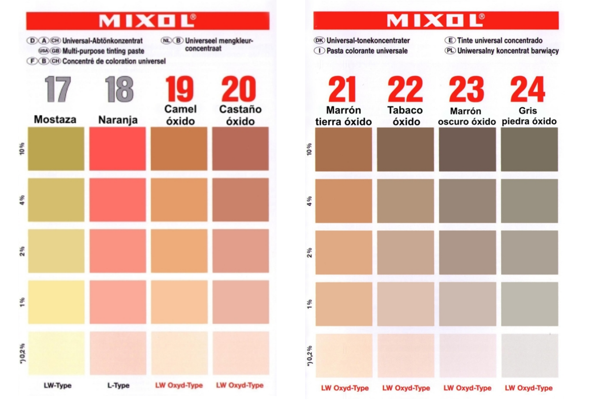 MIXOL pigmento universal - envíos desde el 26 de Agosto