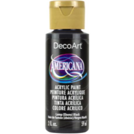 Pintura acrílica AMERICANA mate 60cc negro marfil N. 67