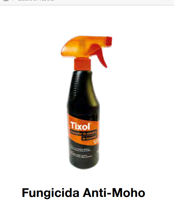 Limpiador antimoho fungicida TIXOL con pulverizador 0.5 lt – Pintam  Pinturas Online