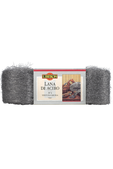 Lana de acero LIBERON 100 gr. num. 2 para restaurar muebles