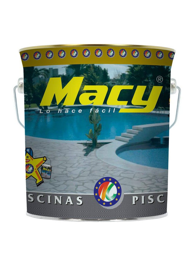 Pintura MACY para piscinas. Al agua.